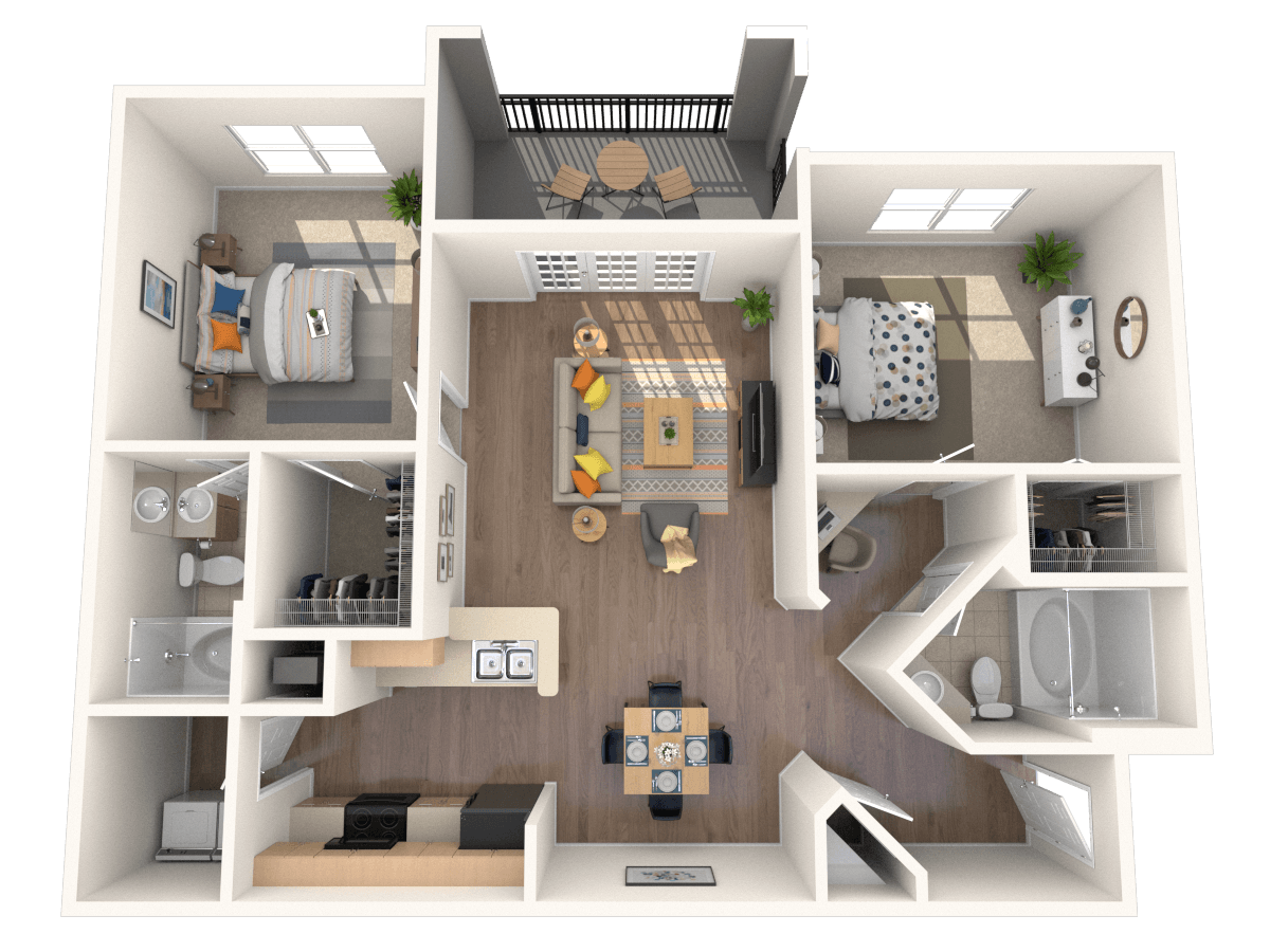 B2 - The Laurel floor plan